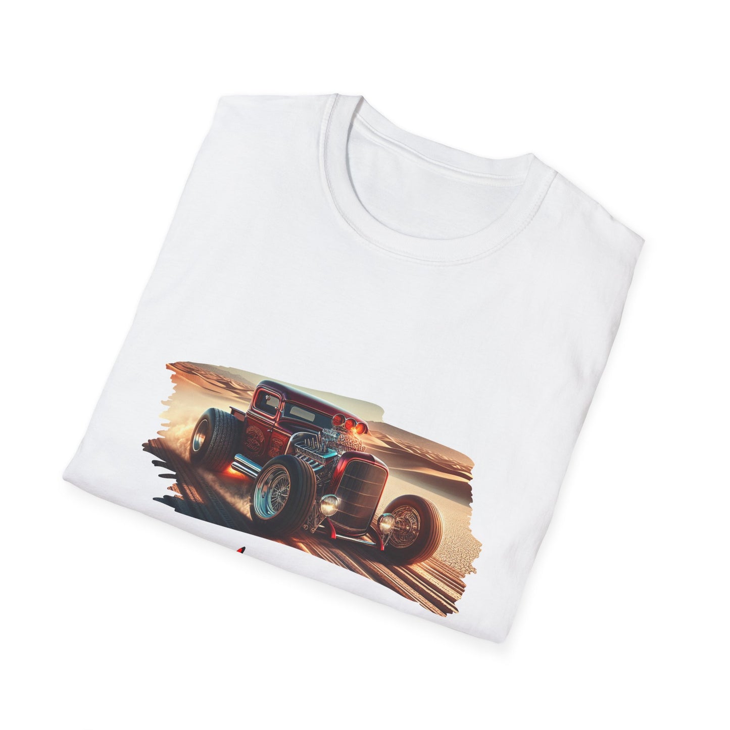 Vintage Hot Rod - 50, Unisex Softstyle T-Shirt, Retro Car Tee, Automotive Gift, Car Enthusiast Apparel, Classic Cars, Father's Day Gift