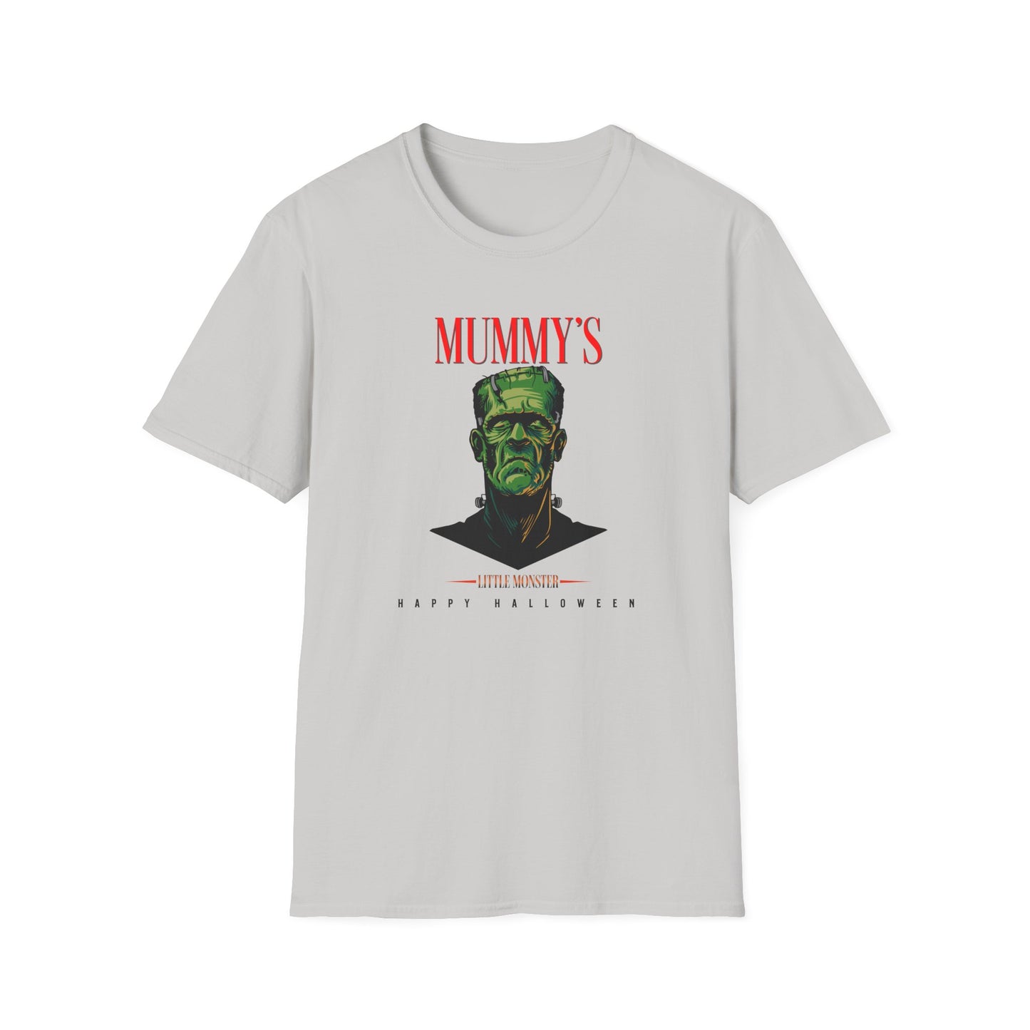 Unisex Softstyle T-Shirt - Mummy's Little Monster Happy Halloween - Light