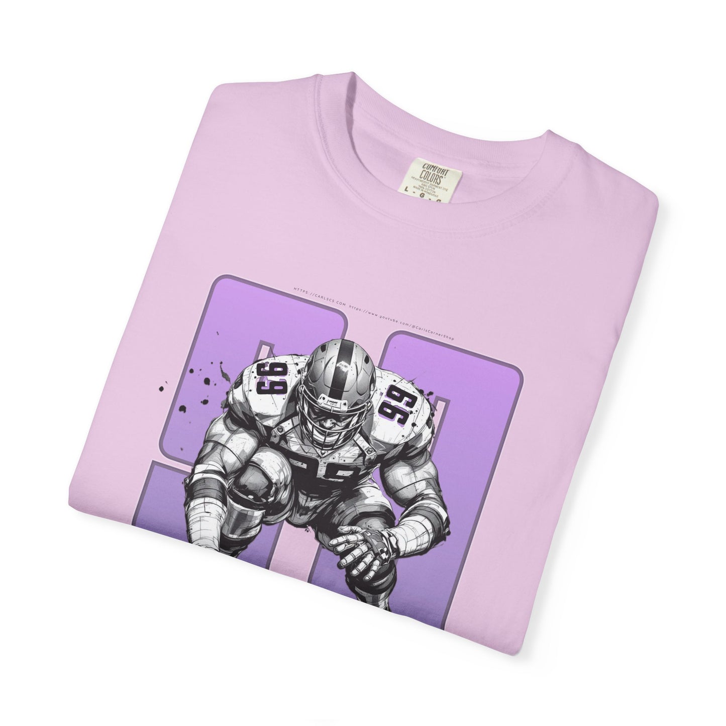 Trench Monster #99 – Powerhouse Football T-Shirt | Bold Lineman Art Tee for Gridiron Fans & Game-Day Warriors Unisex Garment-Dyed T-shirt