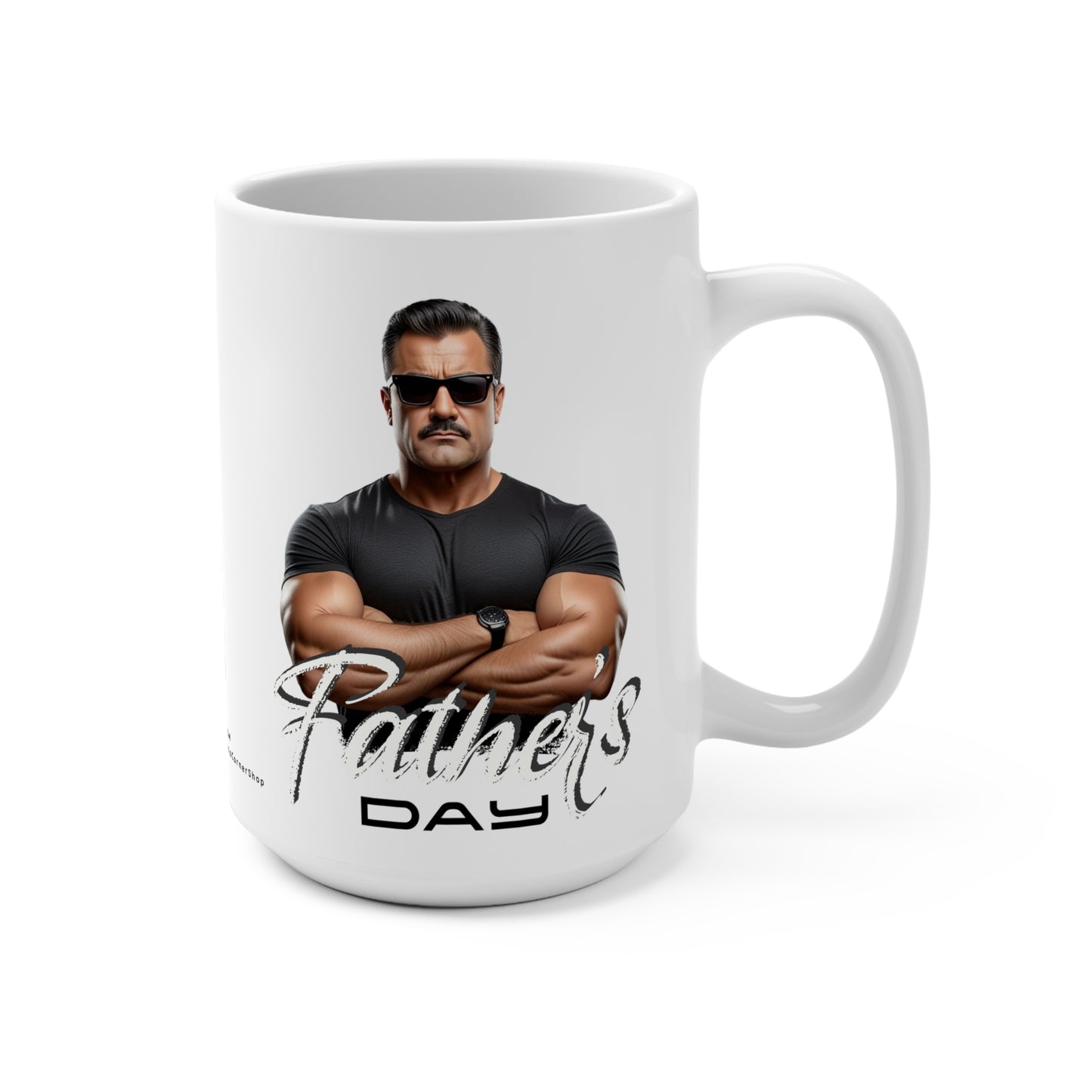 Father's Day Mug 0000 - White Text, 15oz Coffee Cup, Gift for Dad, Funny Masculine Mug, Special Occasion Drinkware