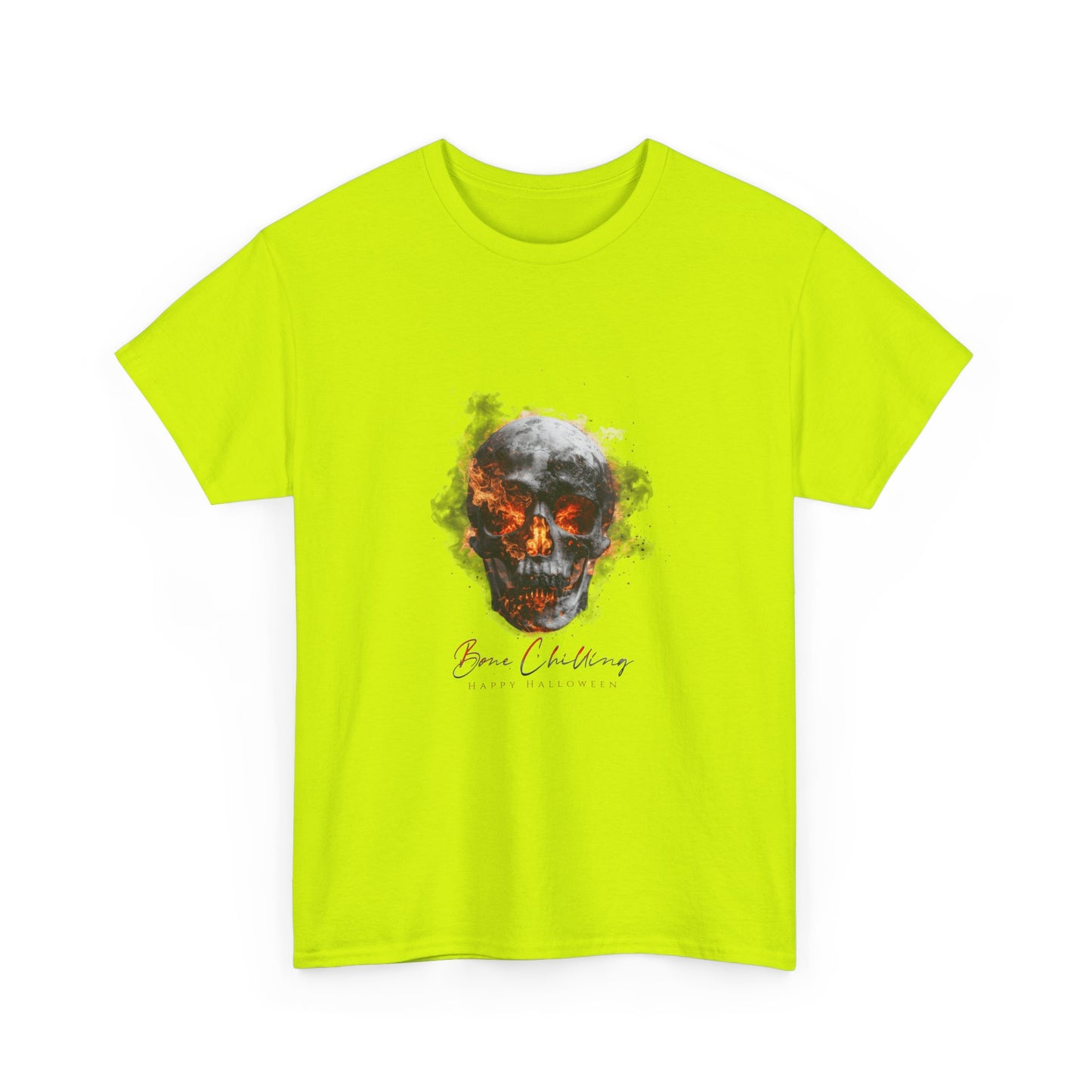Bon Chilling Skull Graphic Unisex Heavy Cotton Tee - 001
