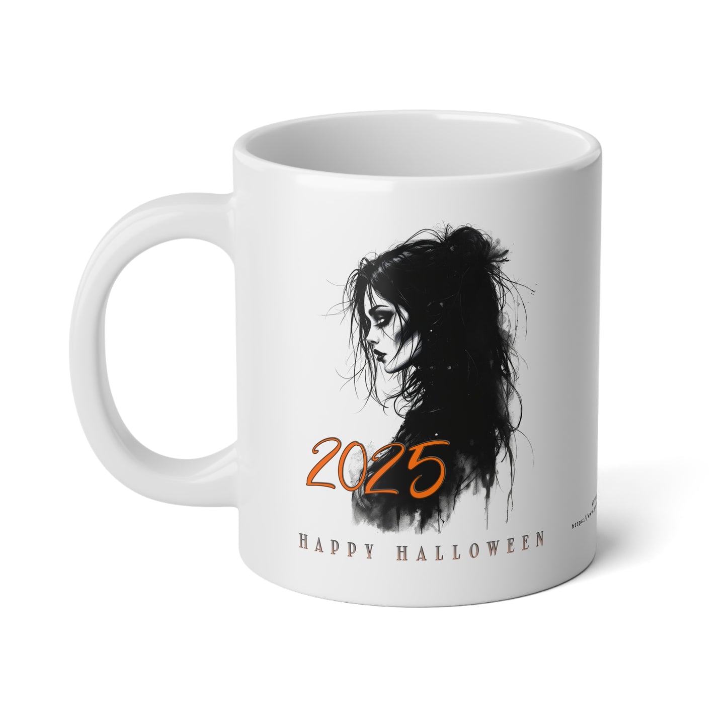 Halloween 2025 Gothic Witch Torso – Dark Fantasy Aesthetic for Horror Spooky Season Lovers Jumbo Coffee