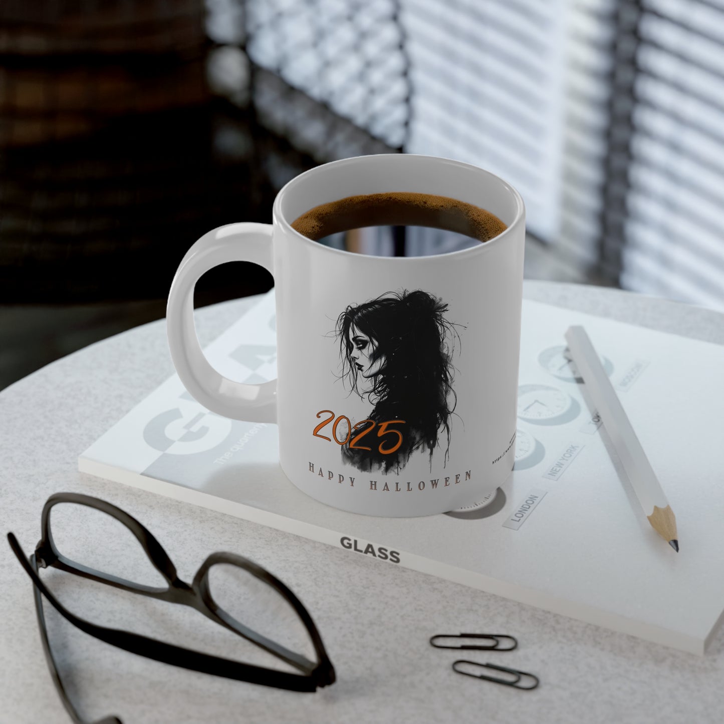 Halloween 2025 Gothic Witch Torso – Dark Fantasy Aesthetic for Horror Spooky Season Lovers Jumbo Coffee