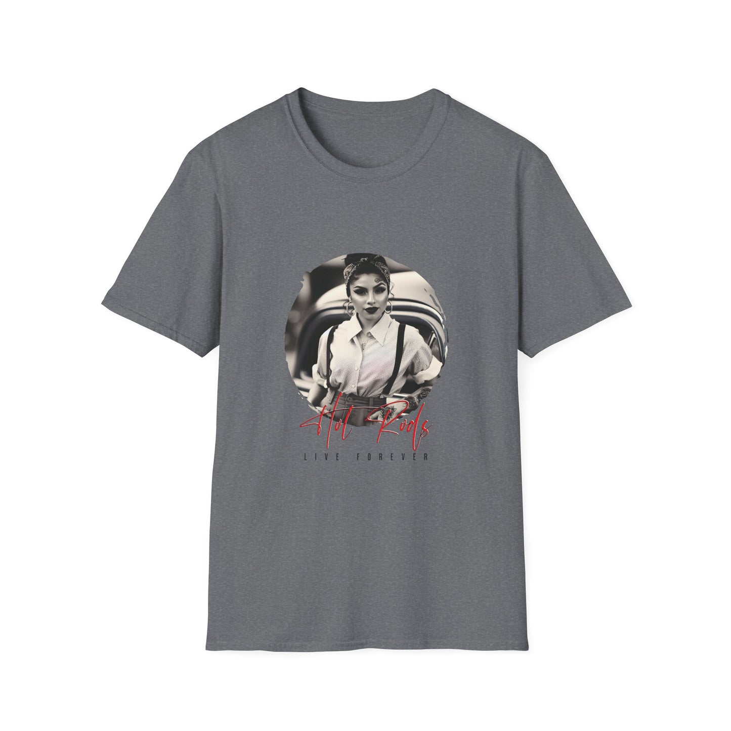 Vintage Hot Rod - 24, Unisex Softstyle T-Shirt, Retro Car Tee, Automotive Gift, Car Enthusiast Apparel, Classic Cars, Father's Day Gift