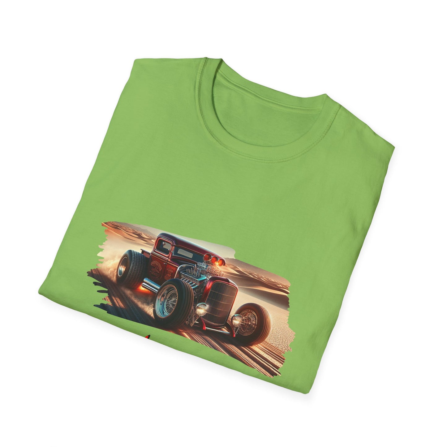 Vintage Hot Rod - 50, Unisex Softstyle T-Shirt, Retro Car Tee, Automotive Gift, Car Enthusiast Apparel, Classic Cars, Father's Day Gift