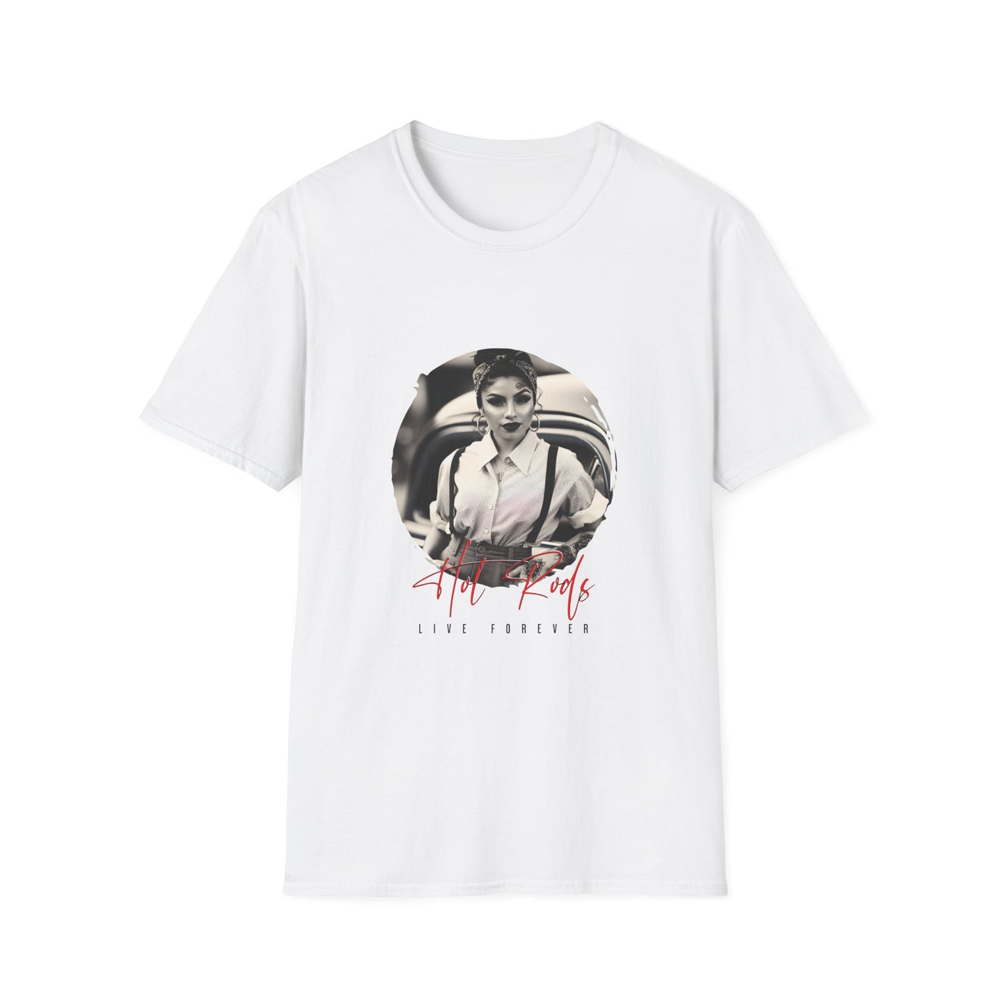 Vintage Hot Rod - 24, Unisex Softstyle T-Shirt, Retro Car Tee, Automotive Gift, Car Enthusiast Apparel, Classic Cars, Father's Day Gift