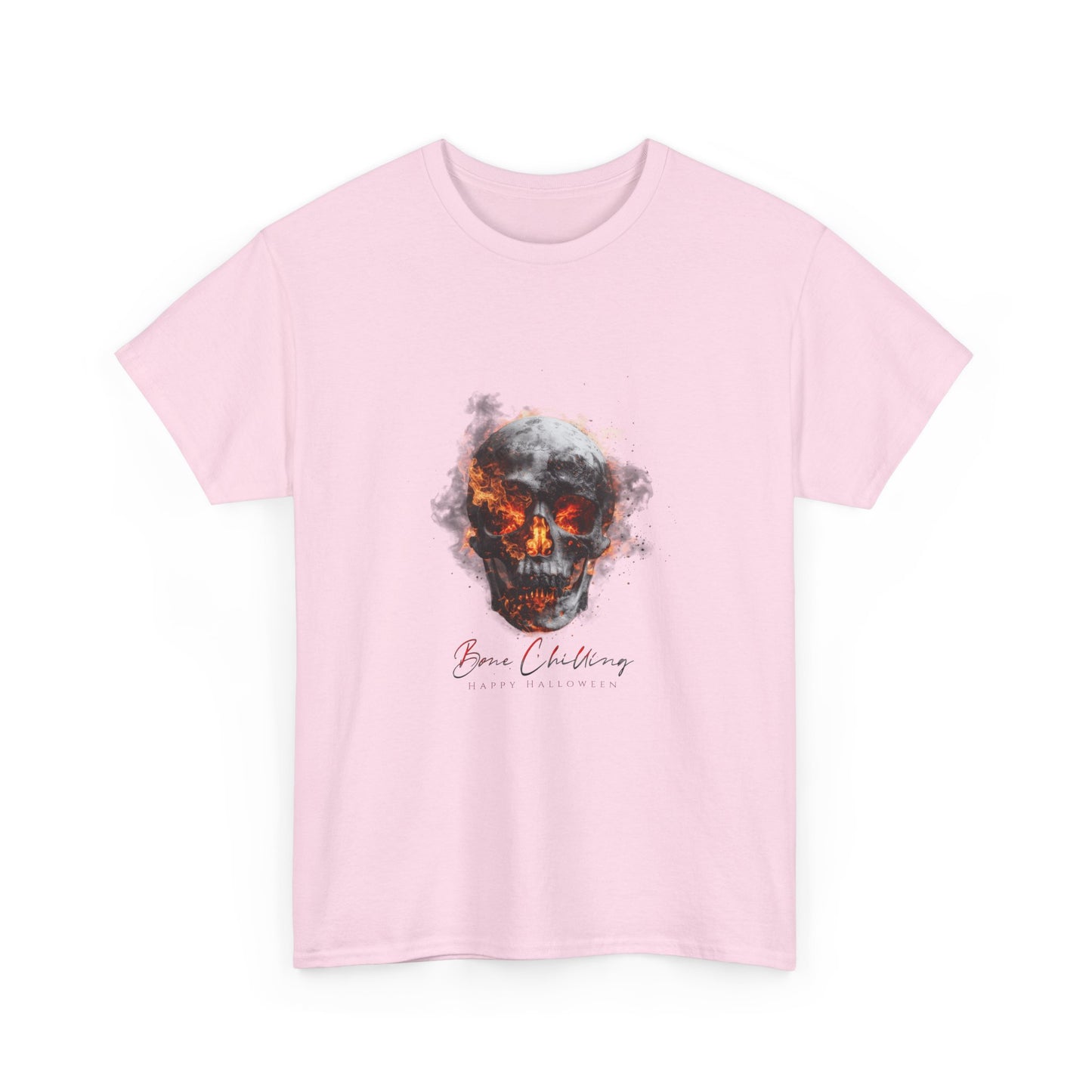 Bon Chilling Skull Graphic Unisex Heavy Cotton Tee - 001
