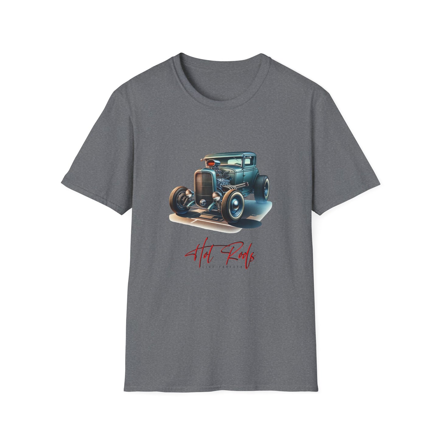 Vintage Hot Rod - 41, Unisex Softstyle T-Shirt, Retro Car Tee, Automotive Gift, Car Enthusiast Apparel, Classic Cars, Father's Day Gift