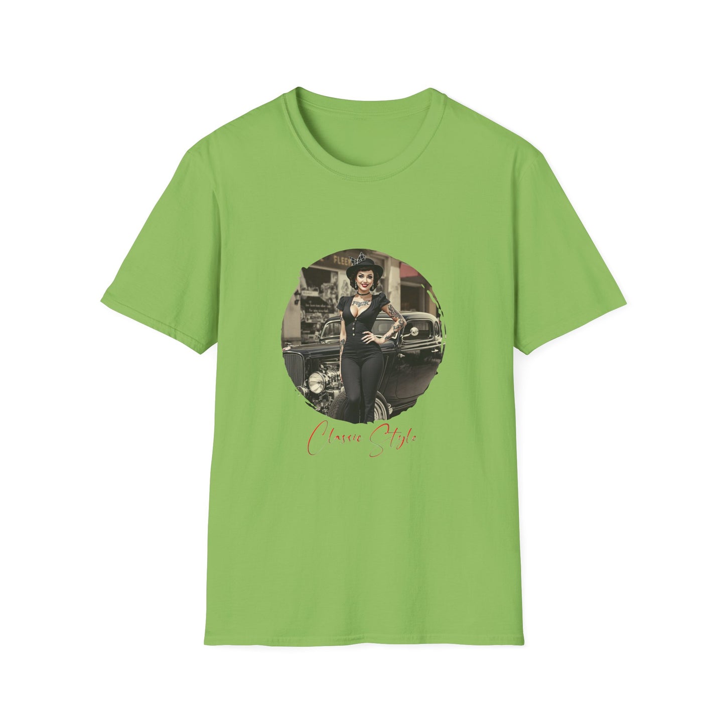 Classic Style - 11, Unisex Softstyle T-Shirt, Retro Car Tee, Automotive Gift, Car Enthusiast Apparel, Classic Cars, Father's Day Gift