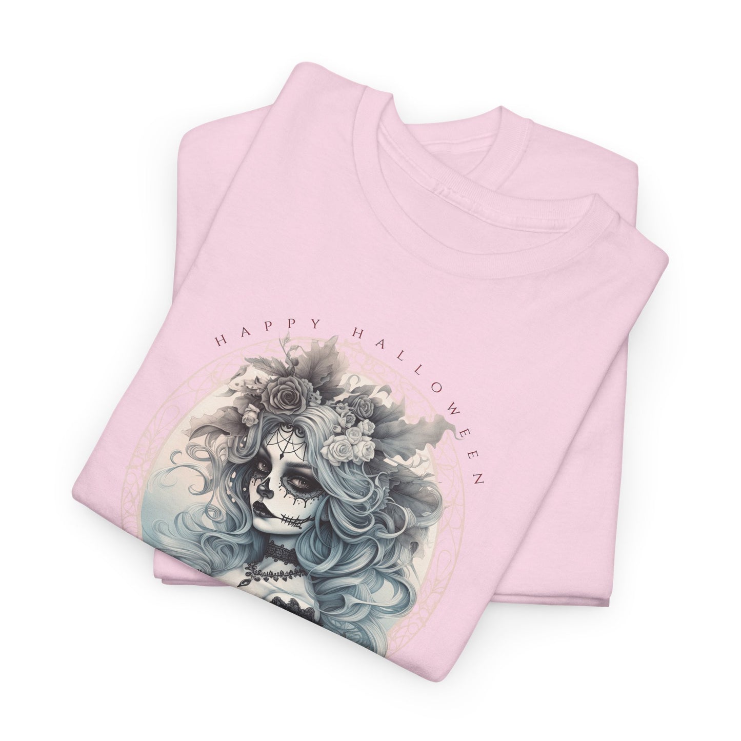 Halloween 021 Dia De Los Muertos WB Unisex Heavy Cotton Tee - Gilden 5000