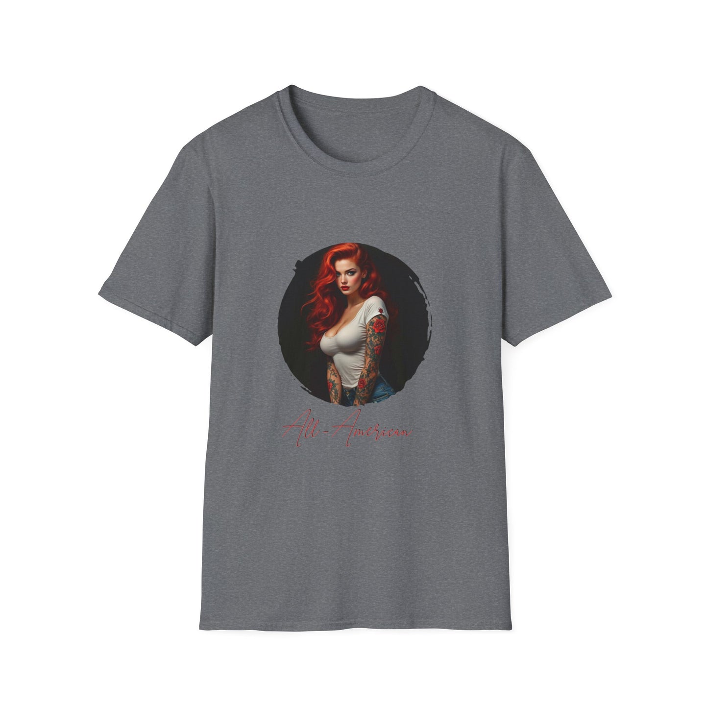All-American - 10, Unisex Softstyle T-Shirt, Retro Car Tee, Automotive Gift, Car Enthusiast Apparel, Classic Cars, Father's Day Gift