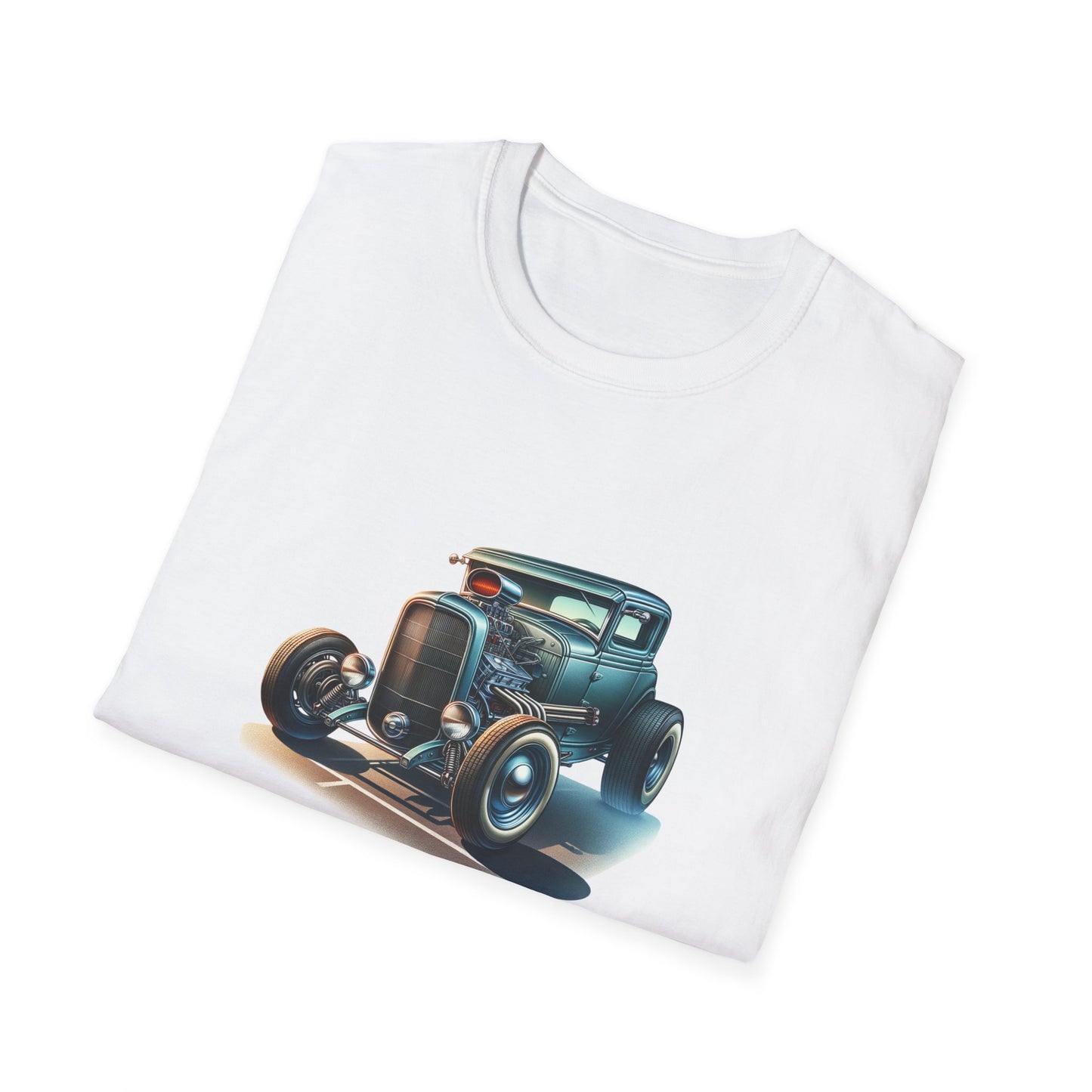 Vintage Hot Rod - 41, Unisex Softstyle T-Shirt, Retro Car Tee, Automotive Gift, Car Enthusiast Apparel, Classic Cars, Father's Day Gift