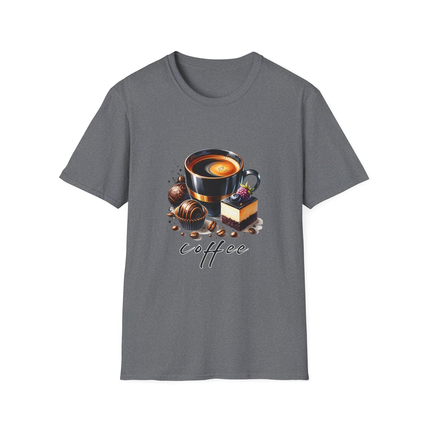 Coffee - 06, Unisex Softstyle T-Shirt, Retro Tee, Coffee Gift, Coffee Enthusiast Apparel, Classic