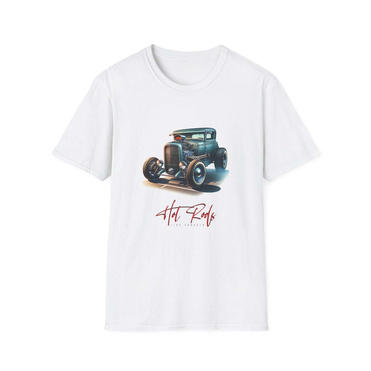 Vintage Hot Rod - 41, Unisex Softstyle T-Shirt, Retro Car Tee, Automotive Gift, Car Enthusiast Apparel, Classic Cars, Father's Day Gift