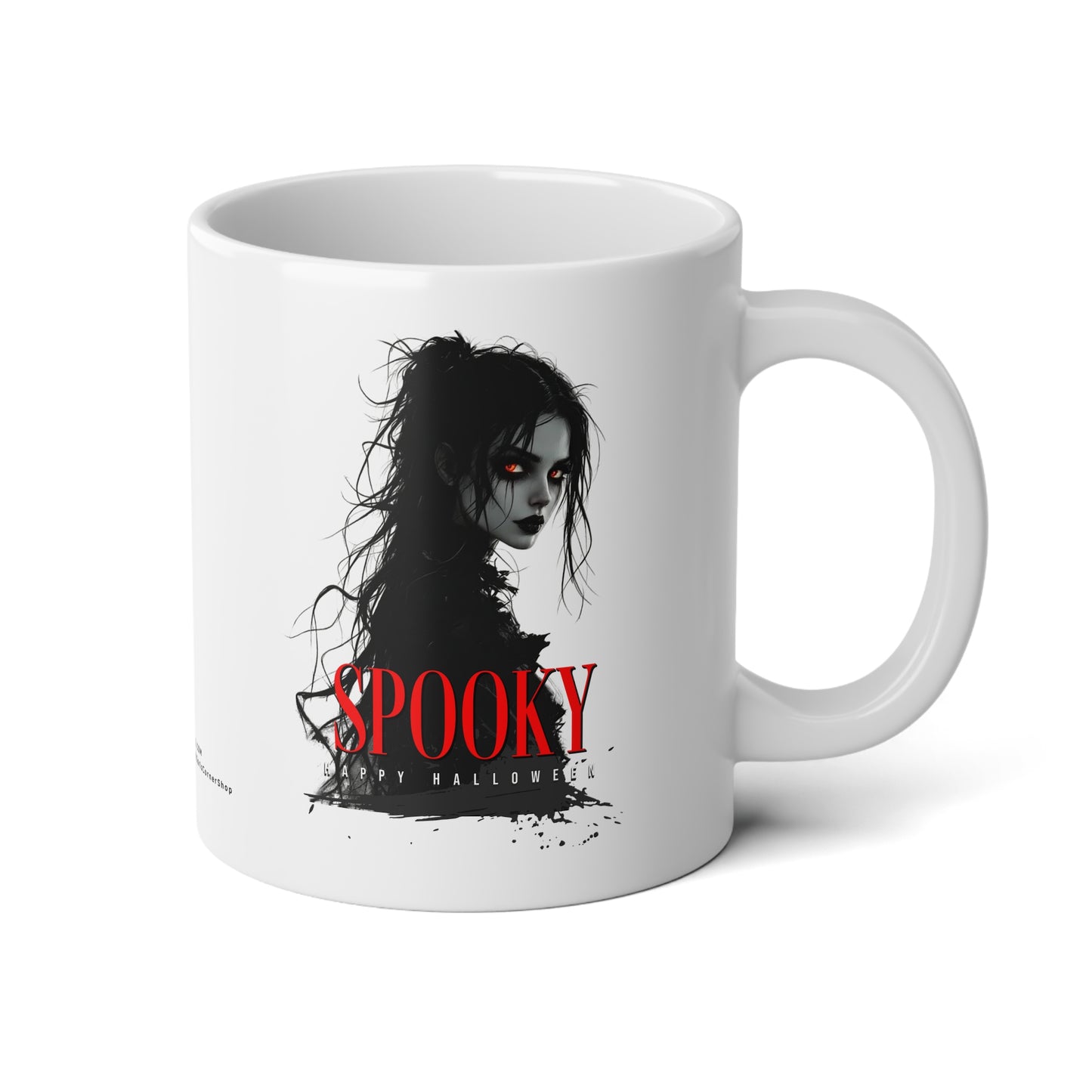 Spooky Gothic Halloween Mug – Dark Witch Coffee Cup for Horror Lovers & Halloween Vibes Jumbo Mug