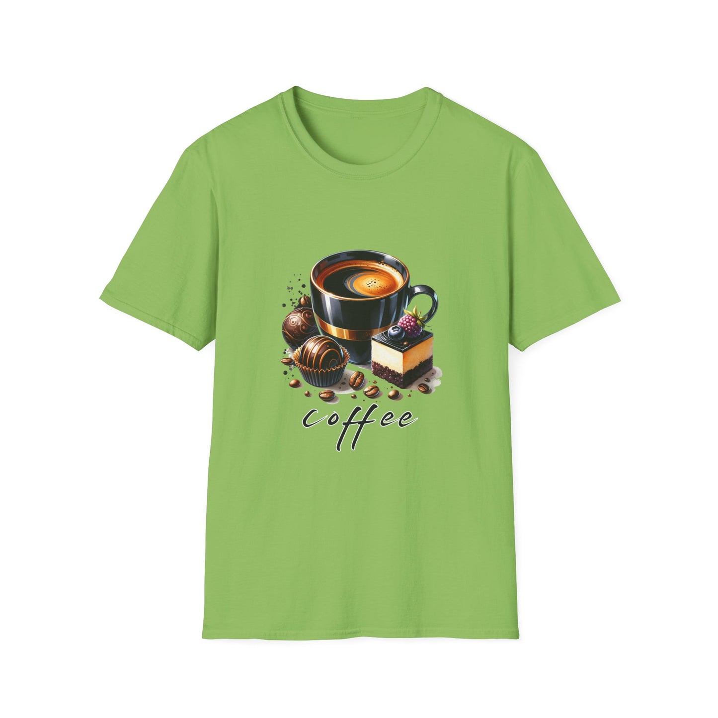 Coffee - 06, Unisex Softstyle T-Shirt, Retro Tee, Coffee Gift, Coffee Enthusiast Apparel, Classic