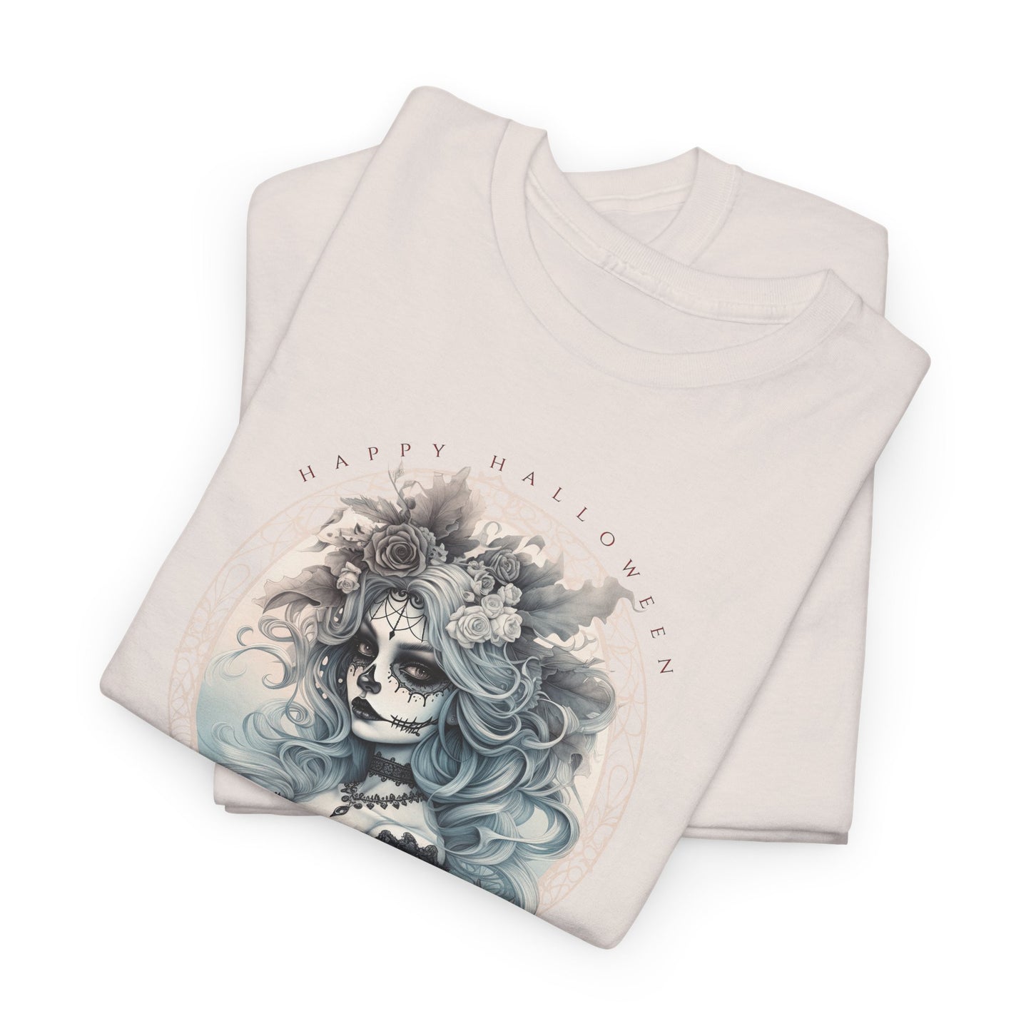 Halloween 021 Dia De Los Muertos WB Unisex Heavy Cotton Tee - Gilden 5000