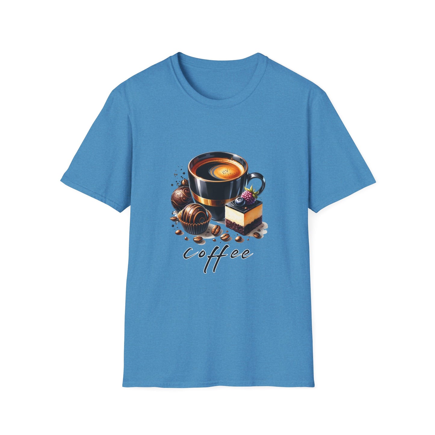 Coffee - 06, Unisex Softstyle T-Shirt, Retro Tee, Coffee Gift, Coffee Enthusiast Apparel, Classic