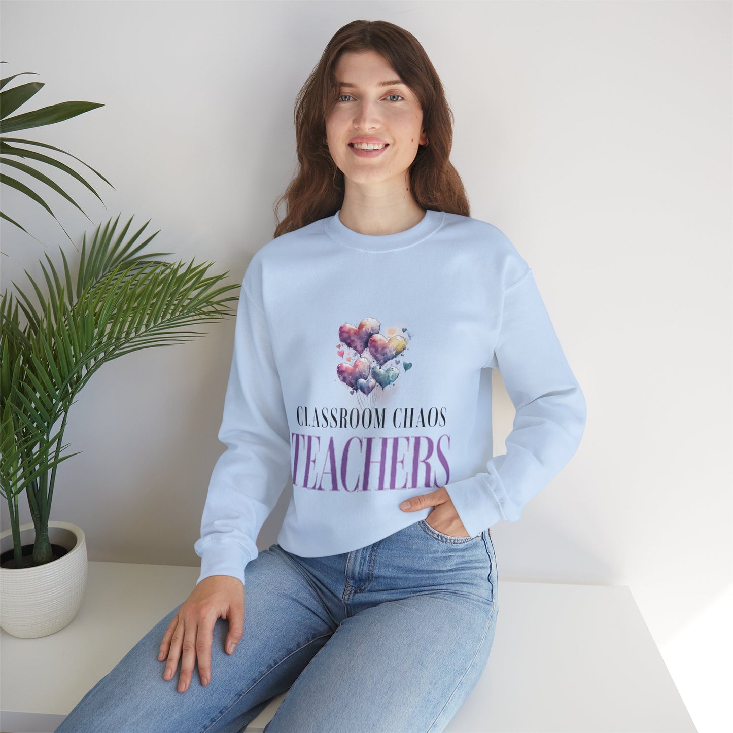 Valentine's Day Teacher Gift Unisex Heavy Blend™ Crewneck Sweatshirt