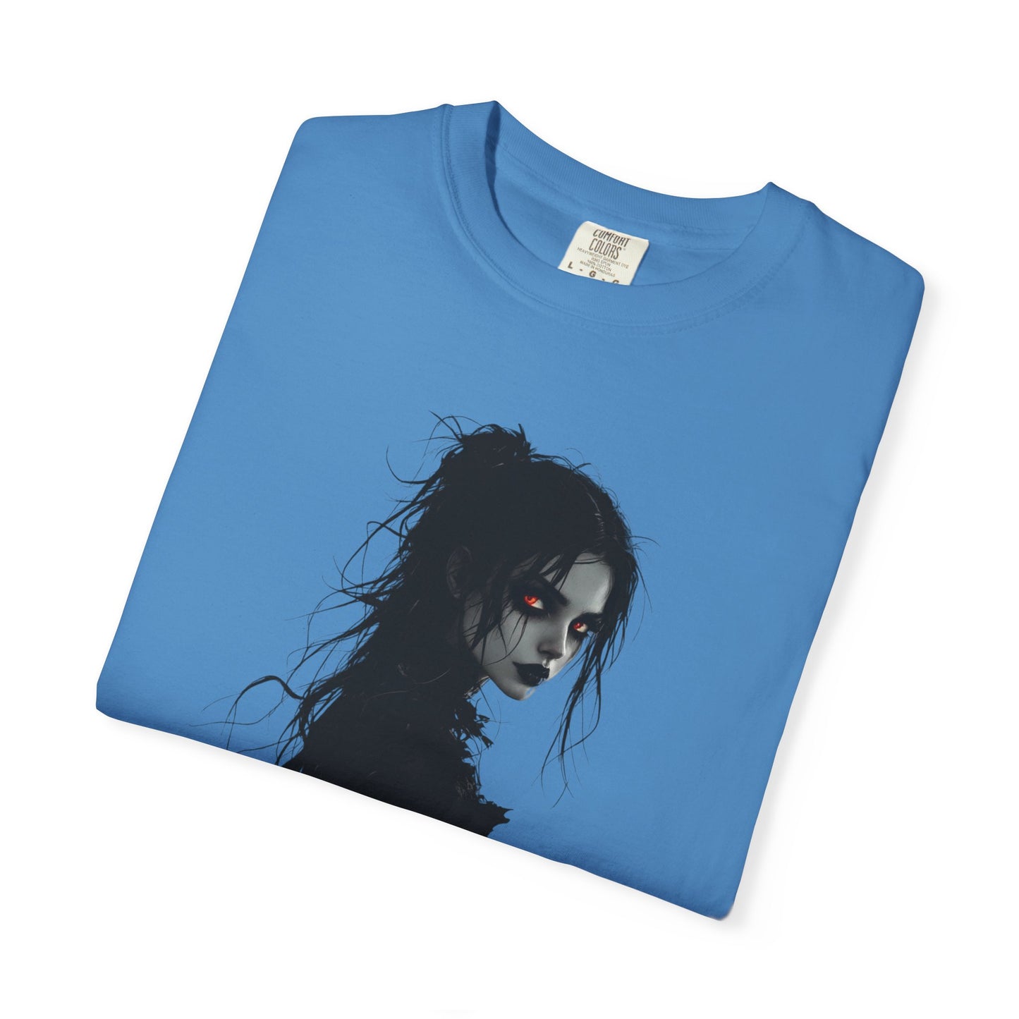 Spooky Gothic Halloween T-Shirt – Dark Witch Aesthetic Tee for Horror Lovers & Fall Vibes Unisex Garment-Dyed T-shirt