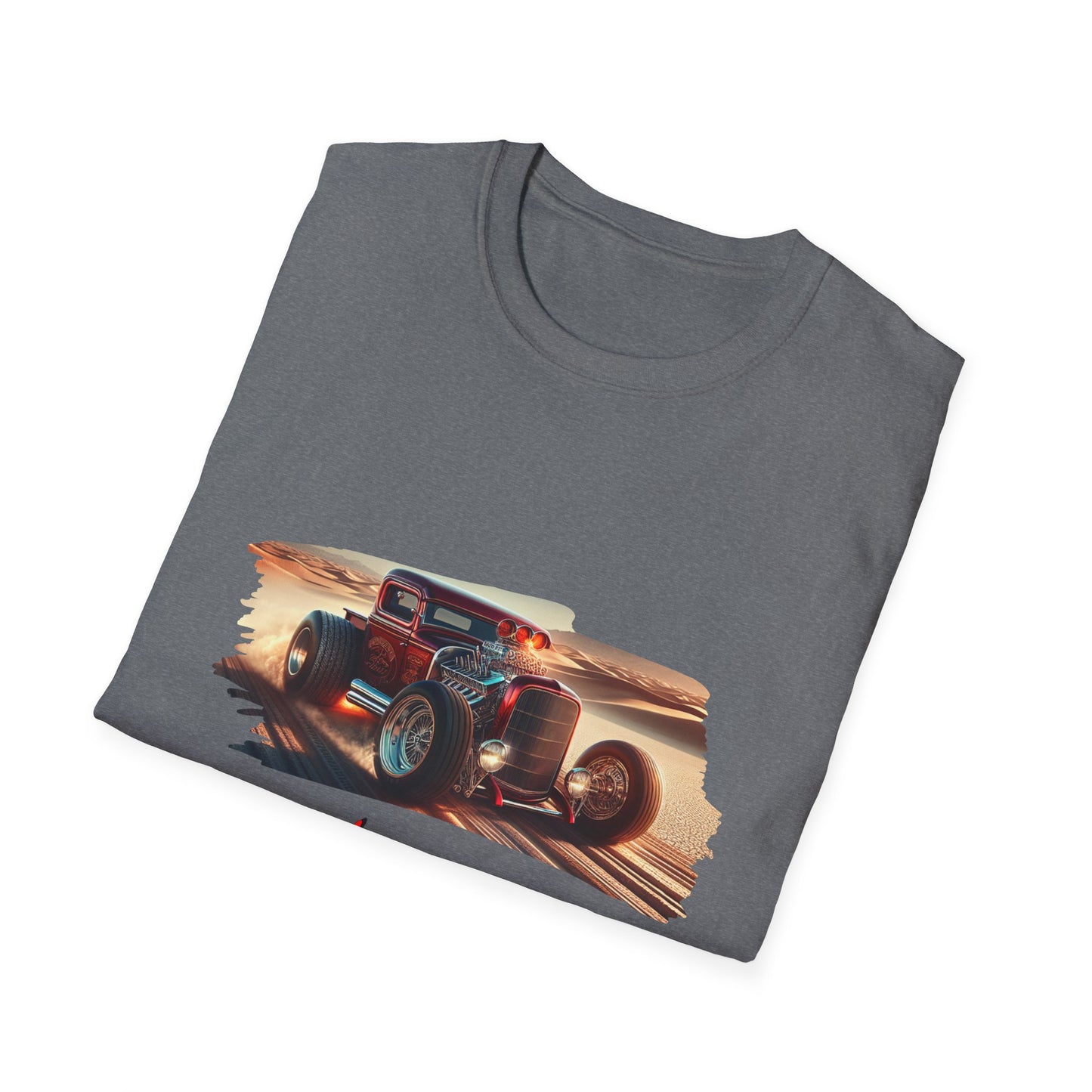 Vintage Hot Rod - 50, Unisex Softstyle T-Shirt, Retro Car Tee, Automotive Gift, Car Enthusiast Apparel, Classic Cars, Father's Day Gift