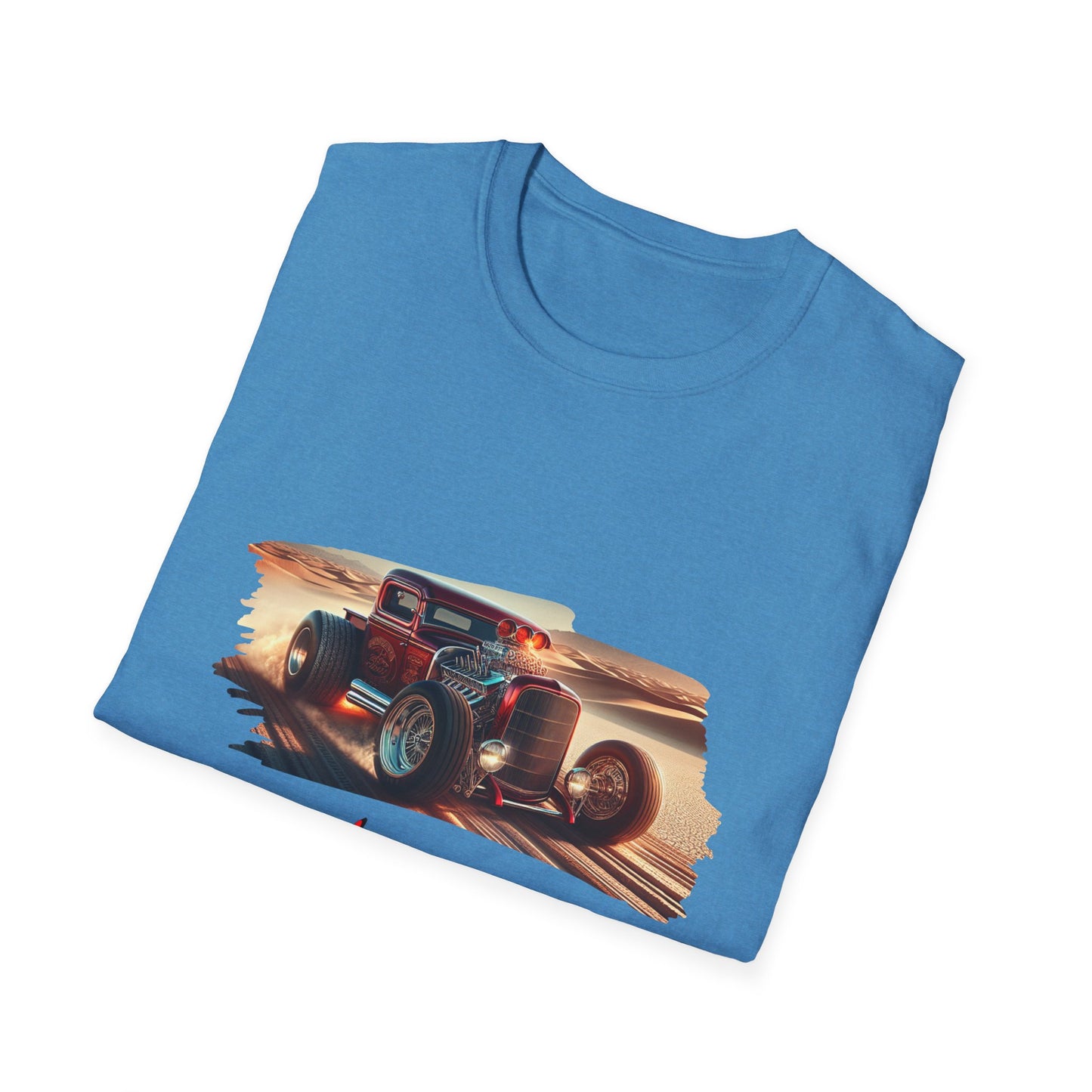 Vintage Hot Rod - 50, Unisex Softstyle T-Shirt, Retro Car Tee, Automotive Gift, Car Enthusiast Apparel, Classic Cars, Father's Day Gift