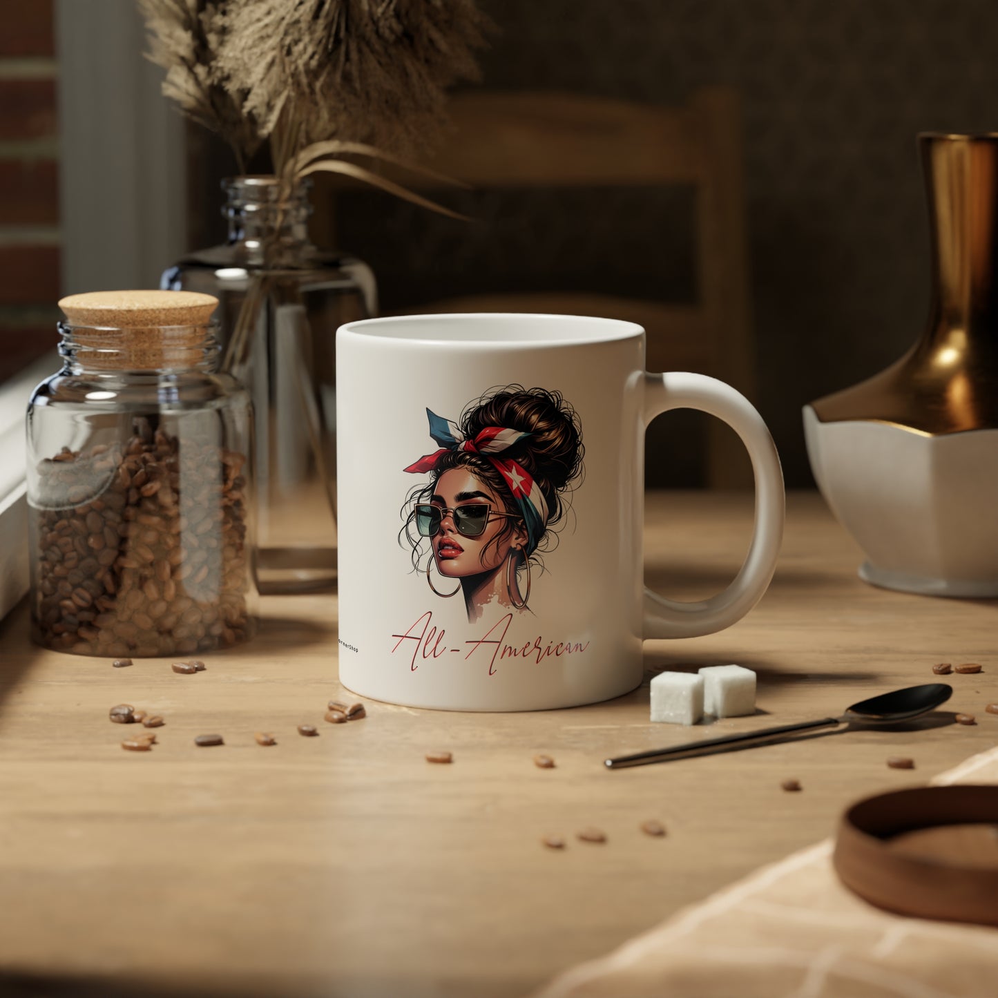 All-American Model 08 Jumbo Mug, 20oz, Coffee Cup for Home or Office, Unique Gift for Special Occasions, Coffee Lovers