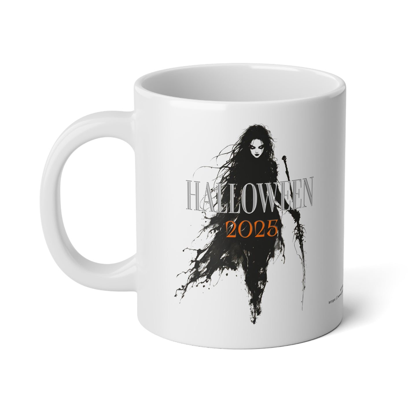 Halloween 2025 Gothic Witch – Dark Fantasy Aesthetic for Horror Spooky Season Lovers Jumbo Coffee