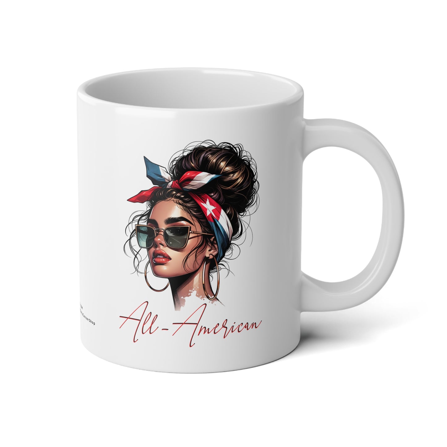 All-American Model 08 Jumbo Mug, 20oz, Coffee Cup for Home or Office, Unique Gift for Special Occasions, Coffee Lovers