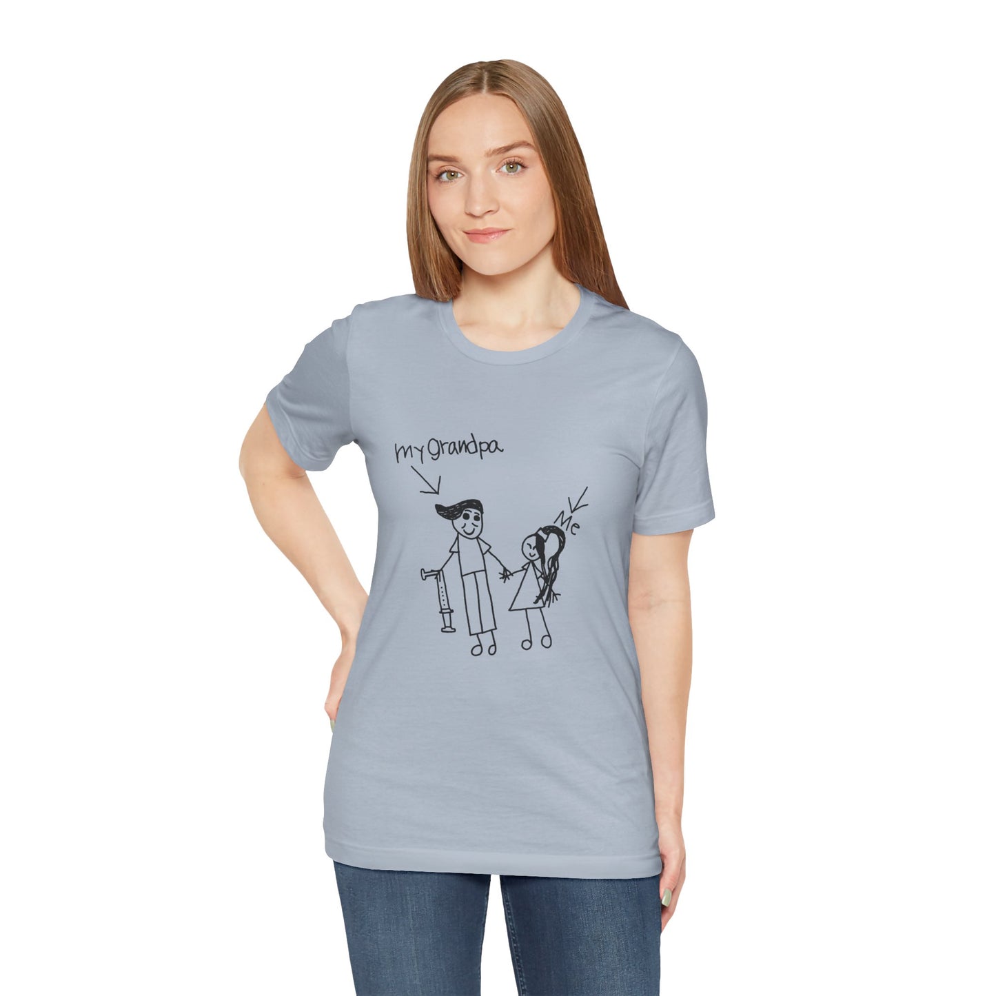 Unisex Jersey Short Sleeve Tee - Grandpa and Niece