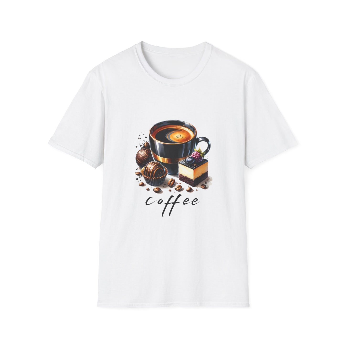 Coffee - 06, Unisex Softstyle T-Shirt, Retro Tee, Coffee Gift, Coffee Enthusiast Apparel, Classic