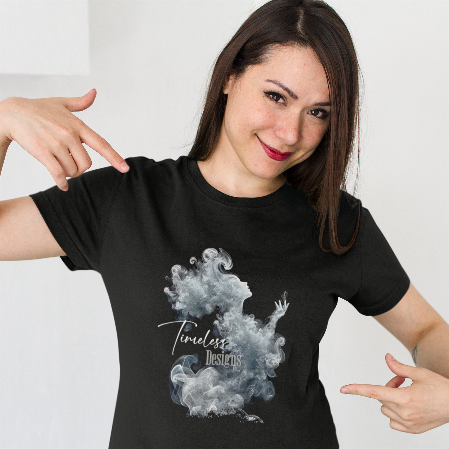 Smoke Lady 01 Unisex Heavy Cotton Tee