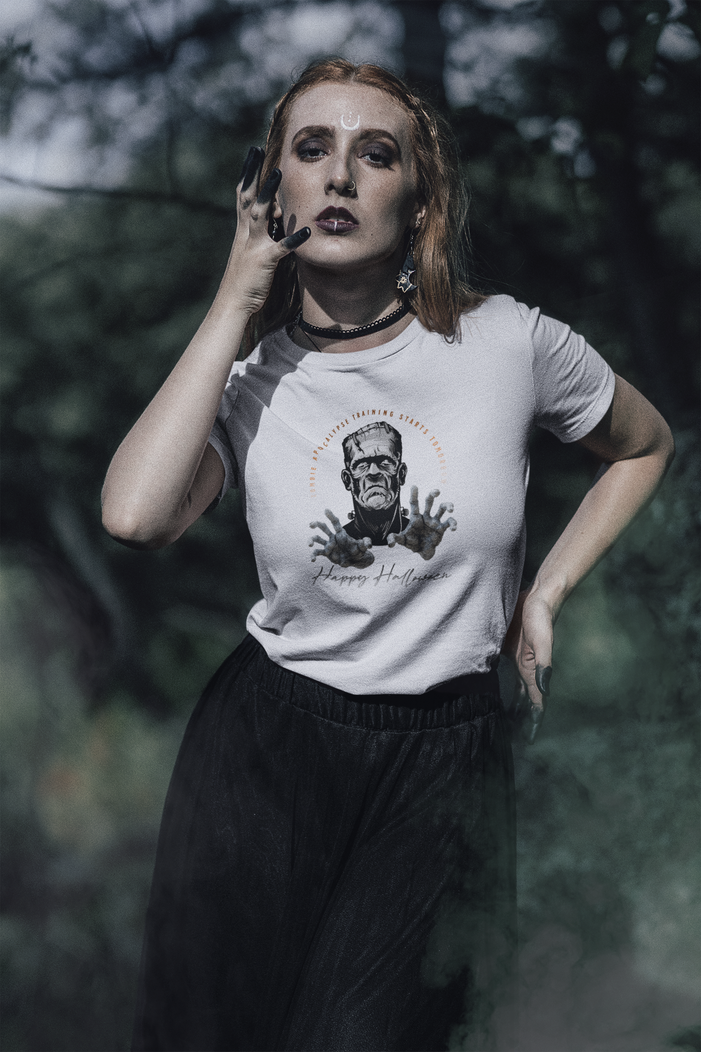 Halloween 005 Frank 01 WB Champion T-Shirt