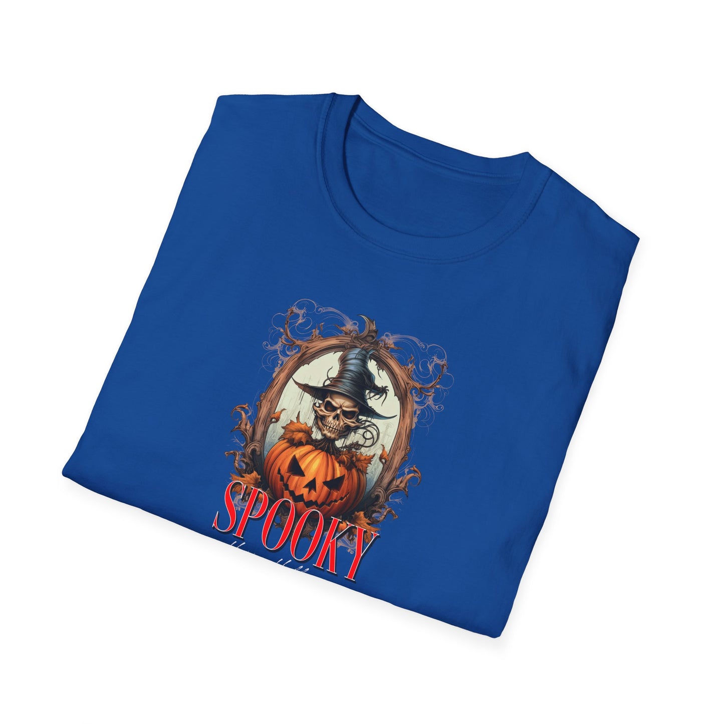 Unisex Softstyle T-Shirt - Happy Halloween Dark Script