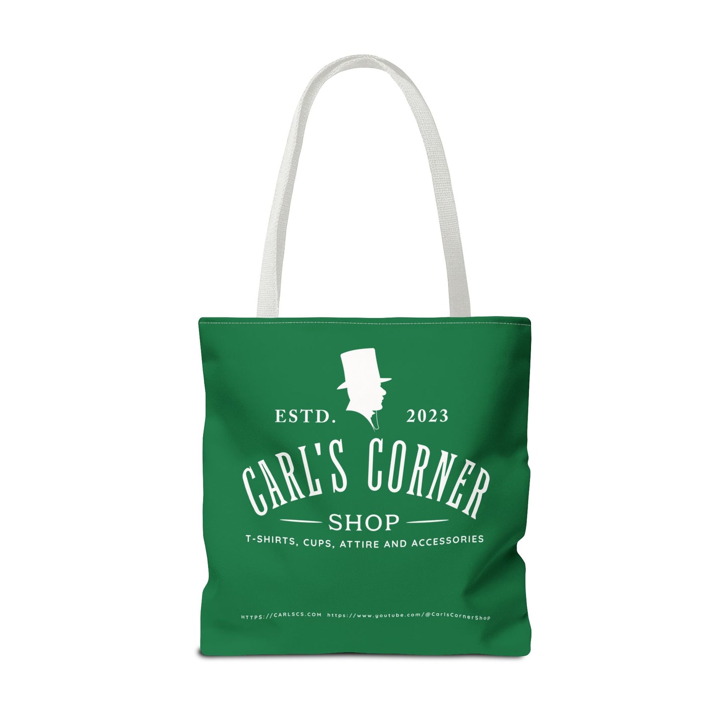 Carl's Corner Stylish Custom Dark Green Tote Bag - Perfect for Shopping, Beach Days, Gifts, and Everyday Use