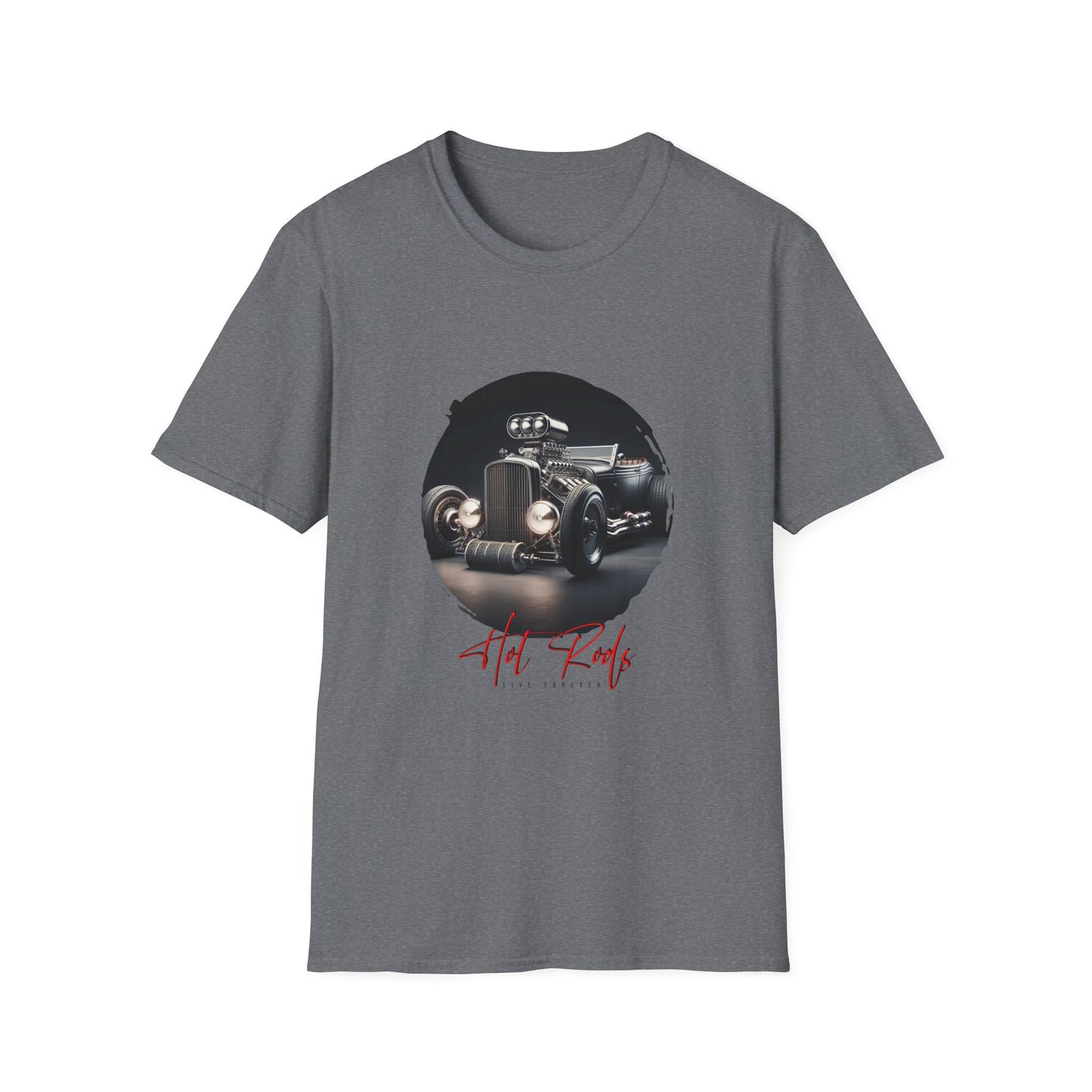 Vintage Hot Rod - 38, Unisex Softstyle T-Shirt, Retro Car Tee, Automotive Gift, Car Enthusiast Apparel, Classic Cars, Father's Day Gift