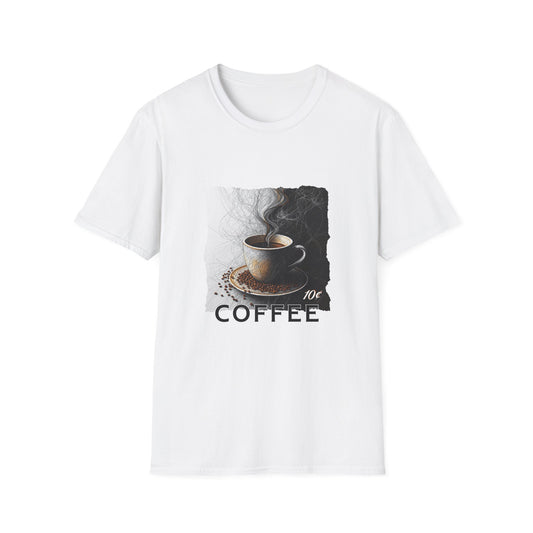 Coffee - 05, Unisex Softstyle T-Shirt, Retro Tee, Gift, Coffee Enthusiast Apparel, Classic
