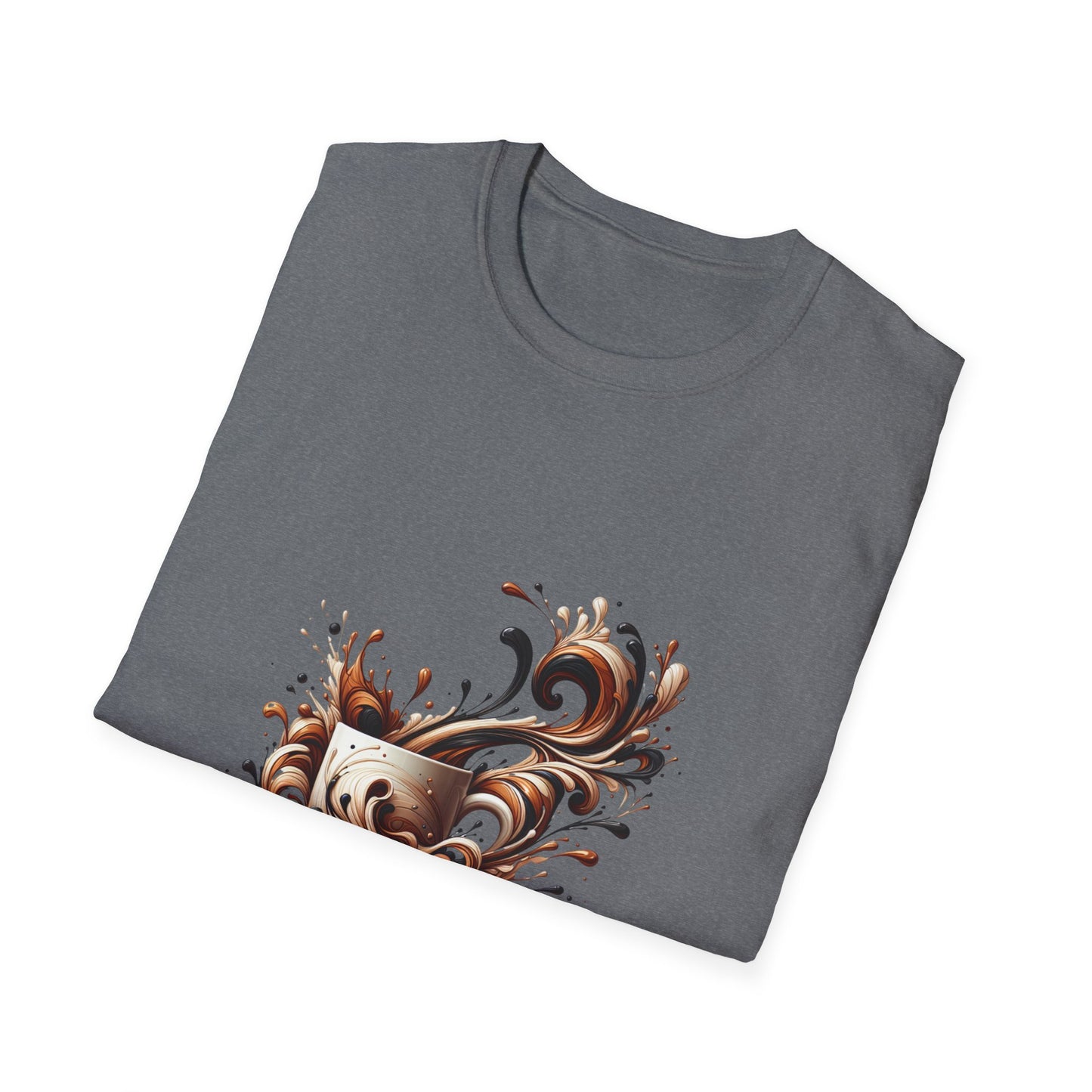 Coffee - 02, Unisex Softstyle T-Shirt, Retro Tee, Coffee Gift, Coffee Enthusiast Apparel, Classic