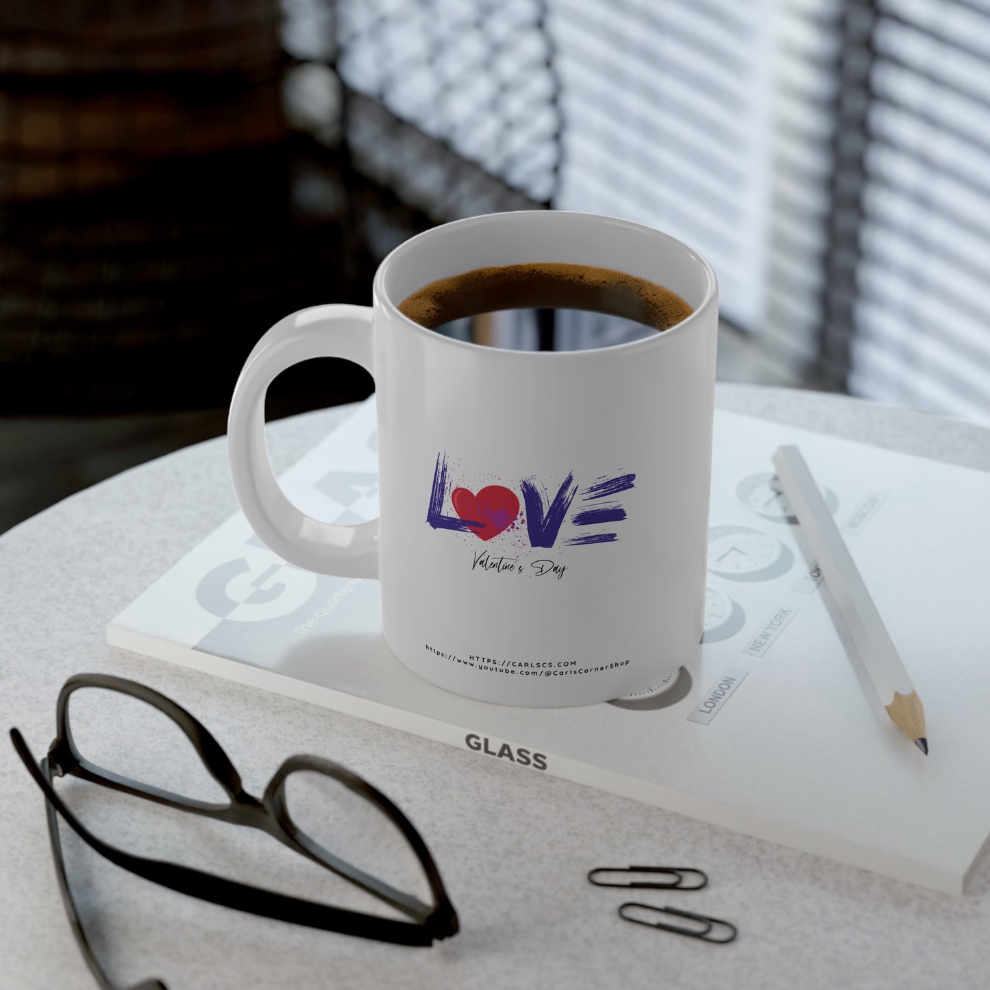 LOVE Splash Valentine’s Day - Gardener Jumbo Mug - 20oz, Perfect for Coffee Lovers, Birthday, Home Decor