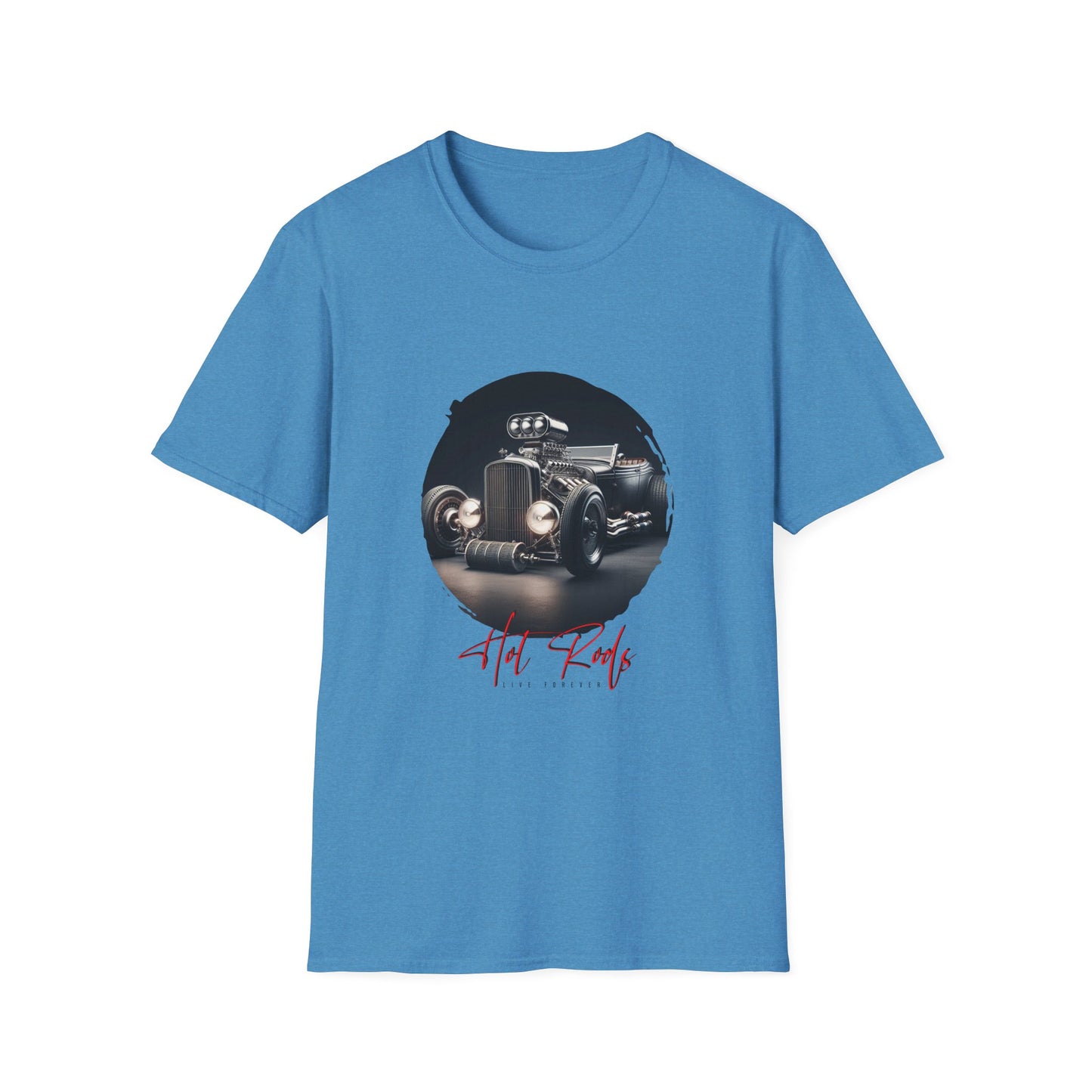 Vintage Hot Rod - 38, Unisex Softstyle T-Shirt, Retro Car Tee, Automotive Gift, Car Enthusiast Apparel, Classic Cars, Father's Day Gift