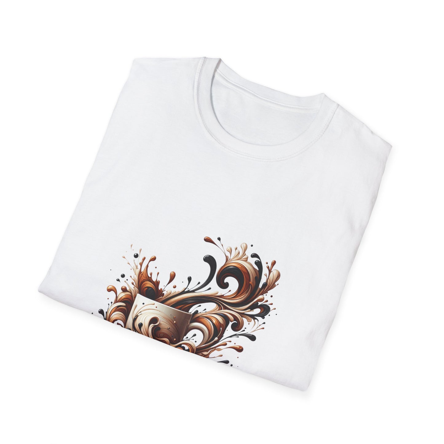 Coffee - 02, Unisex Softstyle T-Shirt, Retro Tee, Coffee Gift, Coffee Enthusiast Apparel, Classic
