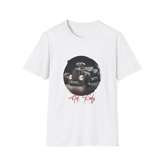 Vintage Hot Rod - 38, Unisex Softstyle T-Shirt, Retro Car Tee, Automotive Gift, Car Enthusiast Apparel, Classic Cars, Father's Day Gift