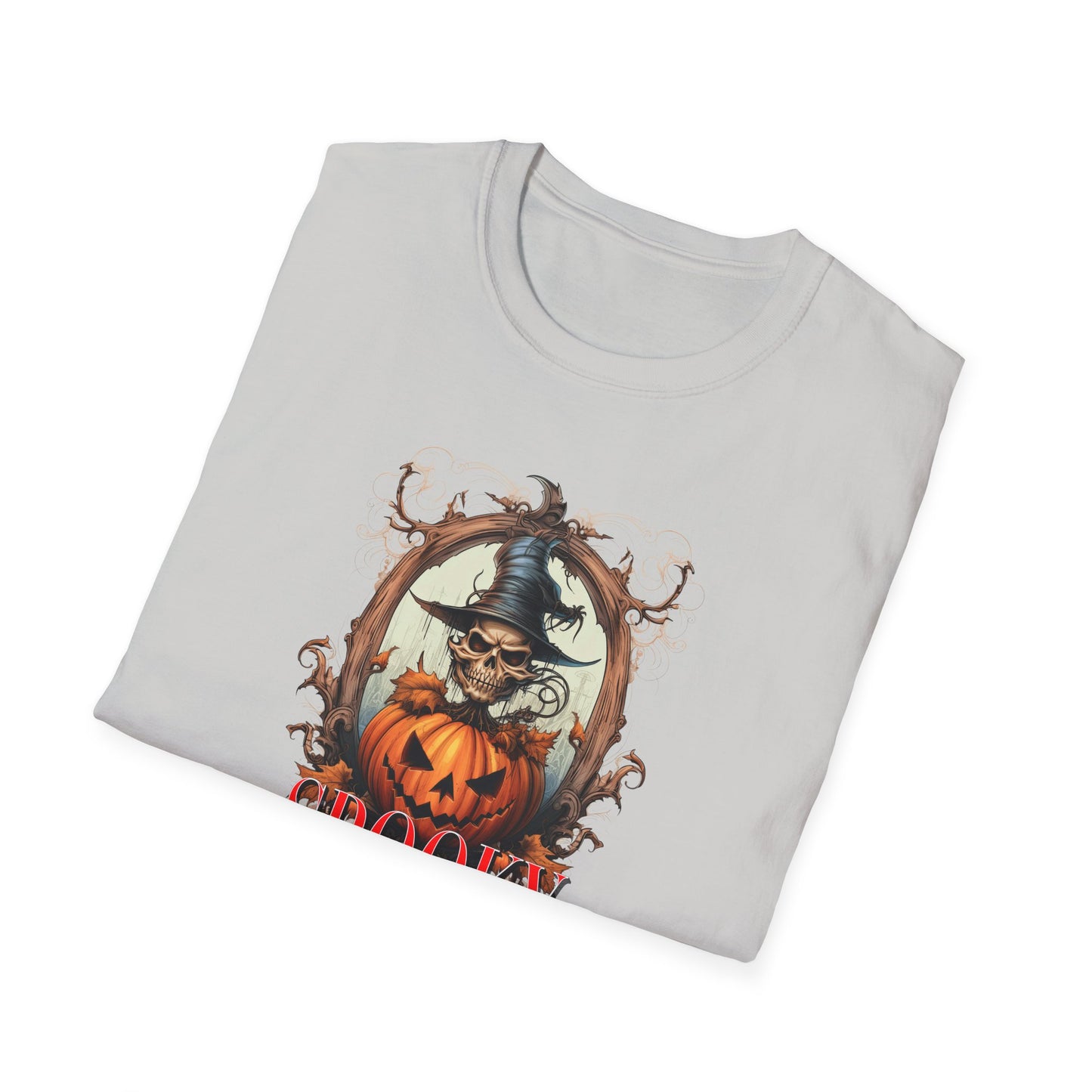 Unisex Softstyle T-Shirt - Happy Halloween Light Script